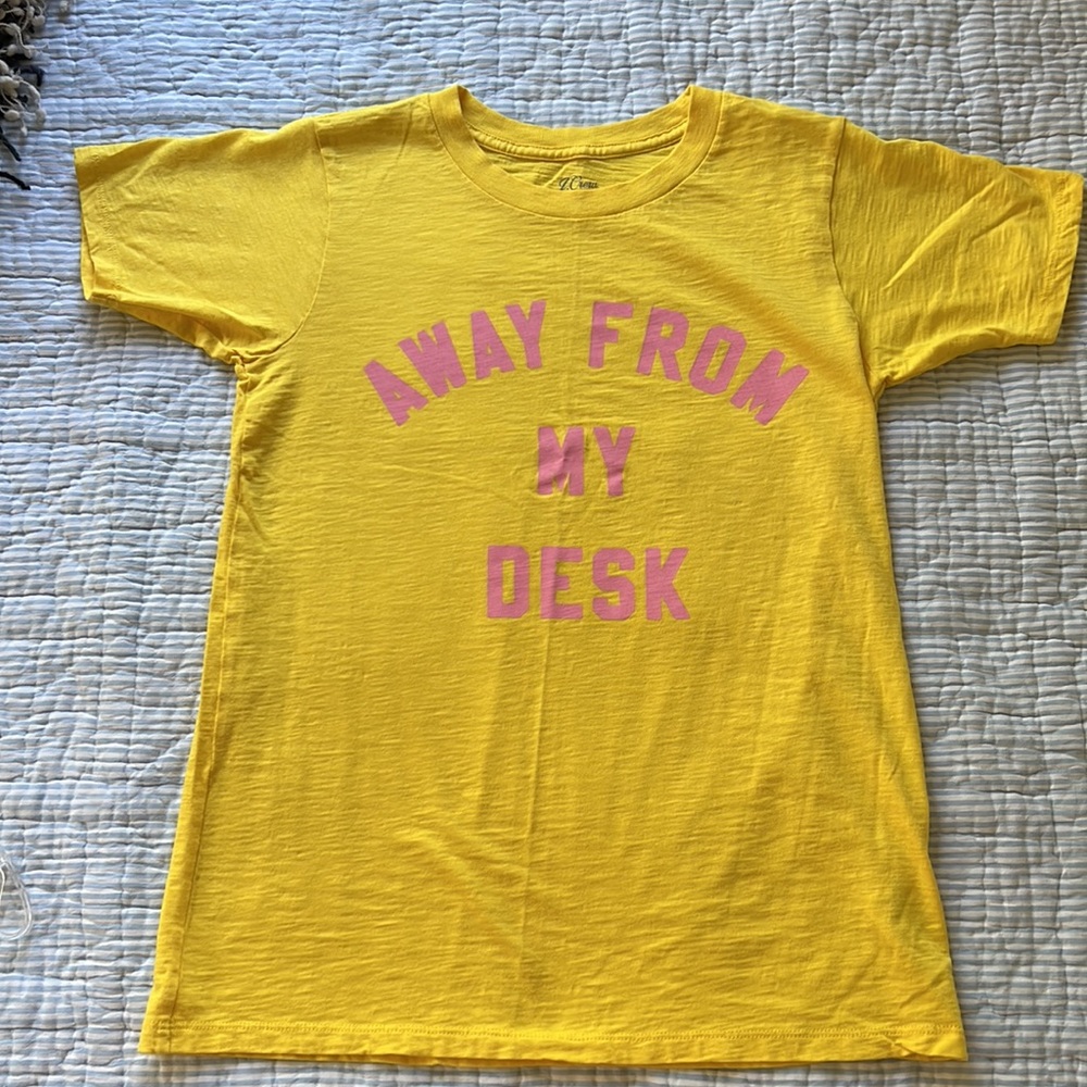 J Crew Away From My Desk T-Shirt